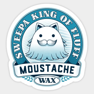 Sweepa Moustache Wax Sticker